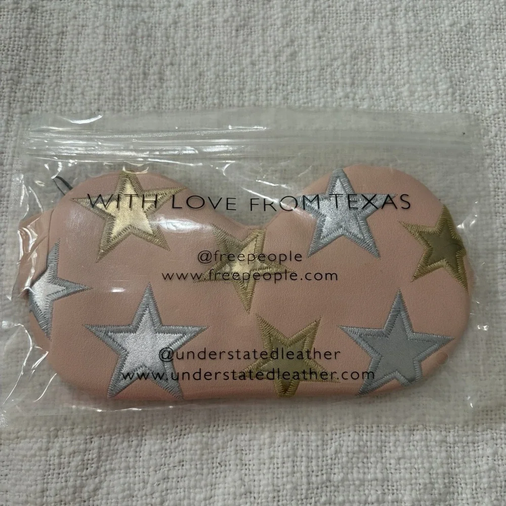 NEW Free People x Understated Leather Starry Eyed travel eye mask